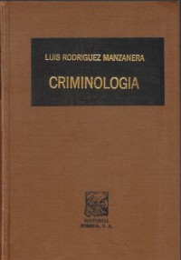 Image of CRIMINOLOGÍA