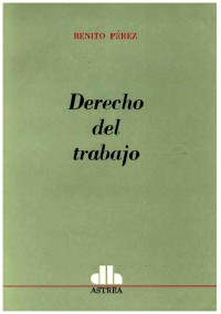 Image of DERECHO DEL TRABAJO