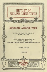 Image of History of english literature
