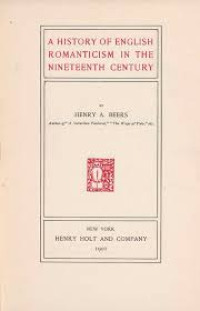 Image of A history of english romanticism in the ninteenth century