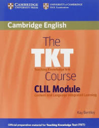 Image of The TKT (Teaching Knowledge Test) course :  CLIL (Content and Language Integrated Learning) module