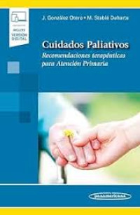 Image of Cuidados paliativos : recomendaciones terapéuticas para atención primaria