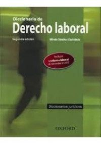 Image of Diccionario de derecho laboral