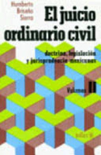 Image of El juicio ordinario civil : doctrina, legislación y jurisprudencia mexicanas